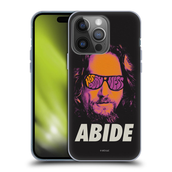 The Big Lebowski Graphics The Dude Neon Soft Gel Case for Apple iPhone 14 Pro