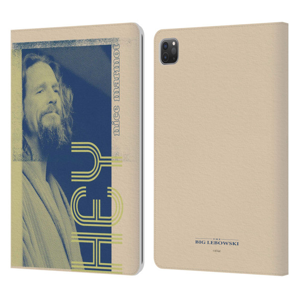 The Big Lebowski Graphics The Dude Leather Book Wallet Case Cover For Apple iPad Pro 11 2020 / 2021 / 2022