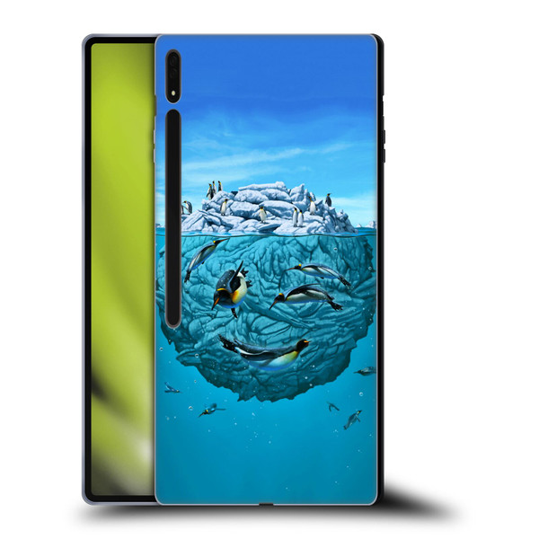 Vincent Hie Graphics Penguin Wink Soft Gel Case for Samsung Galaxy Tab S8 Ultra