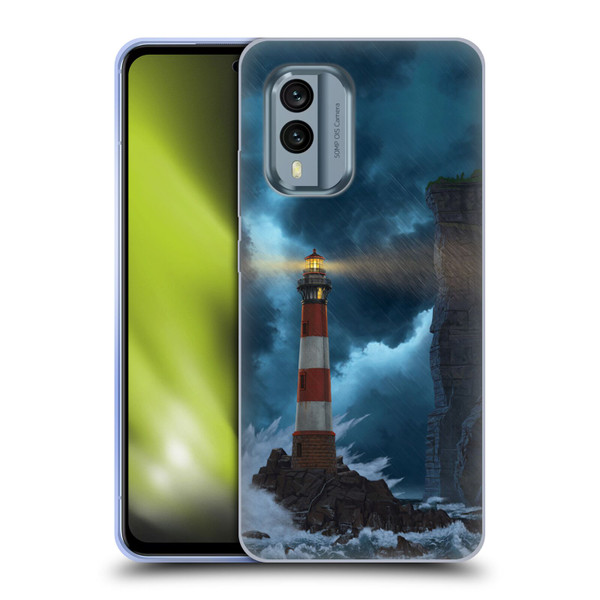 Vincent Hie Graphics Unbreakable Soft Gel Case for Nokia X30