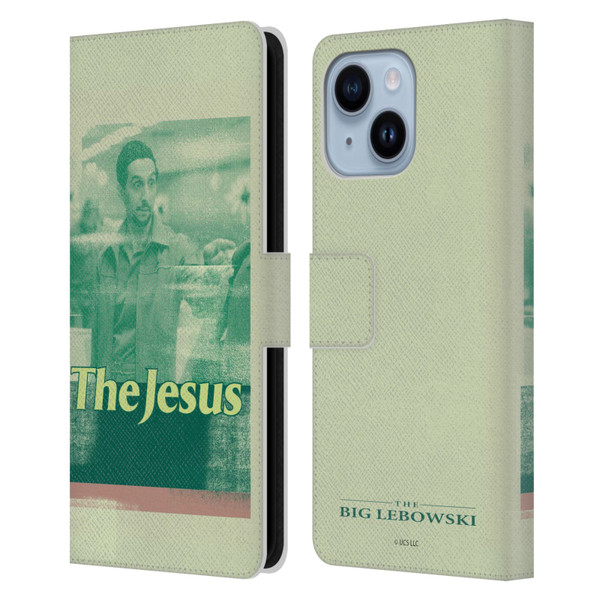 The Big Lebowski Graphics The Jesus Leather Book Wallet Case Cover For Apple iPhone 14 Plus
