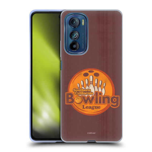 The Big Lebowski Graphics Bowling Soft Gel Case for Motorola Edge 30