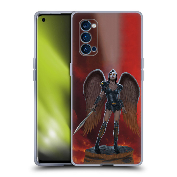 Vincent Hie Graphics Angel Of Vengeance Soft Gel Case for OPPO Reno 4 Pro 5G
