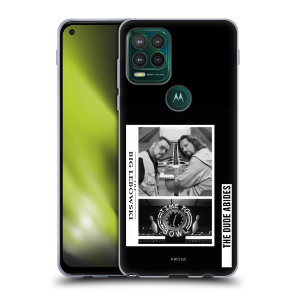 The Big Lebowski Graphics Black And White Soft Gel Case for Motorola Moto G Stylus 5G 2021