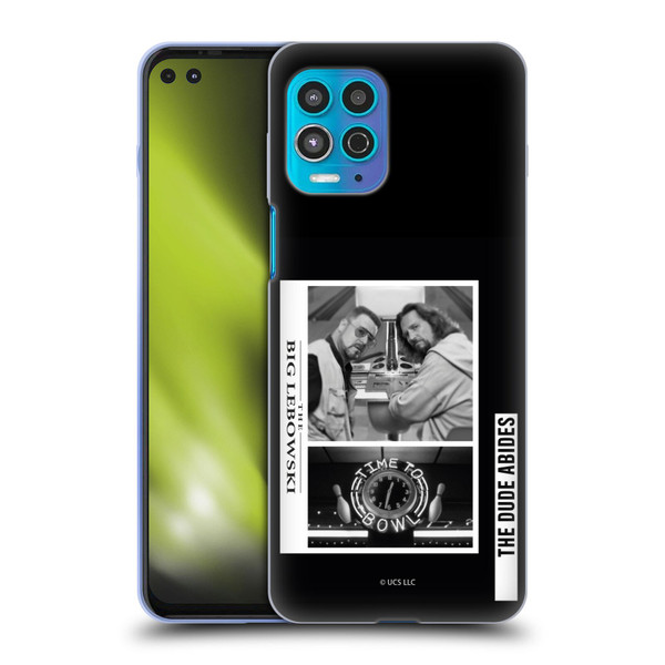 The Big Lebowski Graphics Black And White Soft Gel Case for Motorola Moto G100