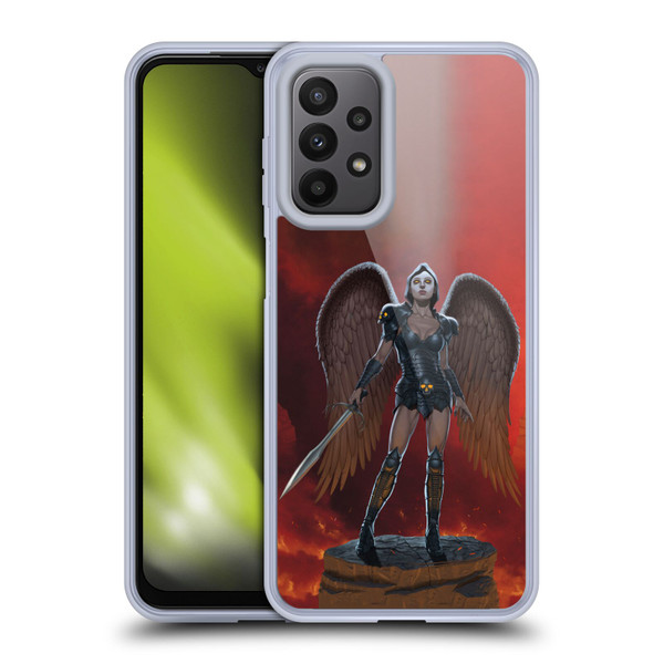 Vincent Hie Graphics Angel Of Vengeance Soft Gel Case for Samsung Galaxy A23 / 5G (2022)