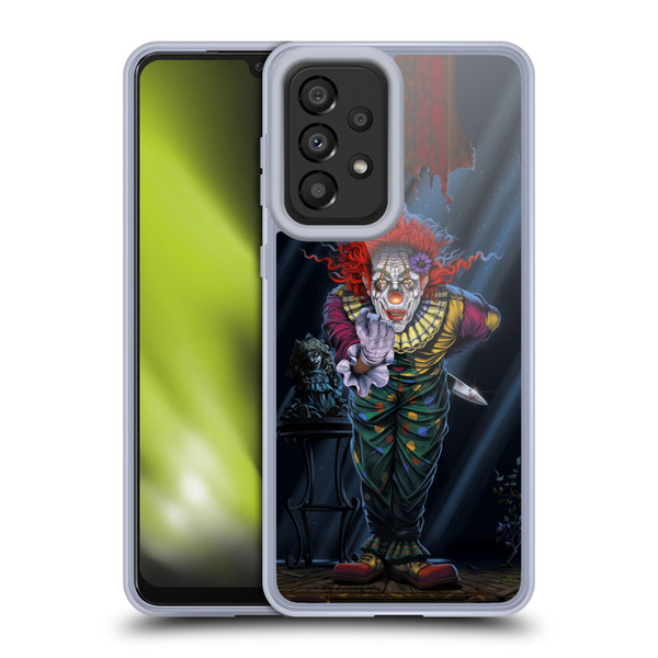 Vincent Hie Graphics Surprise Clown Soft Gel Case for Samsung Galaxy A33 5G (2022)