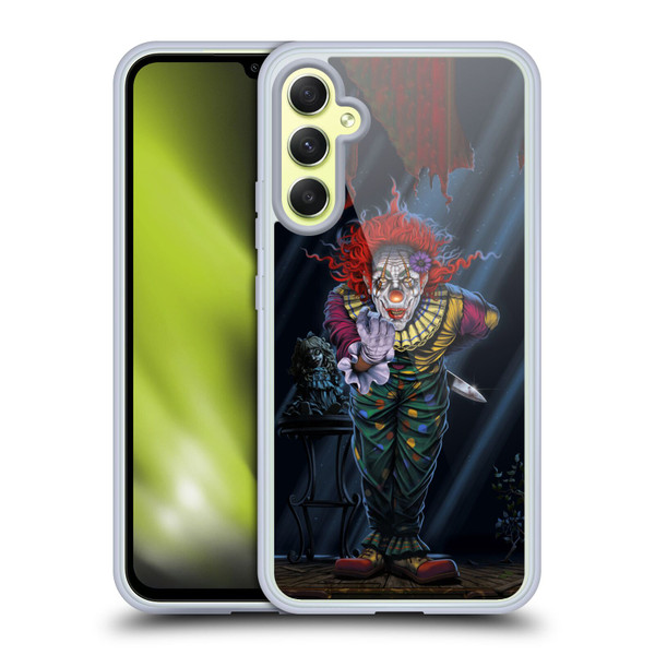 Vincent Hie Graphics Surprise Clown Soft Gel Case for Samsung Galaxy A34 5G