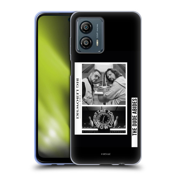 The Big Lebowski Graphics Black And White Soft Gel Case for Motorola Moto G53 5G