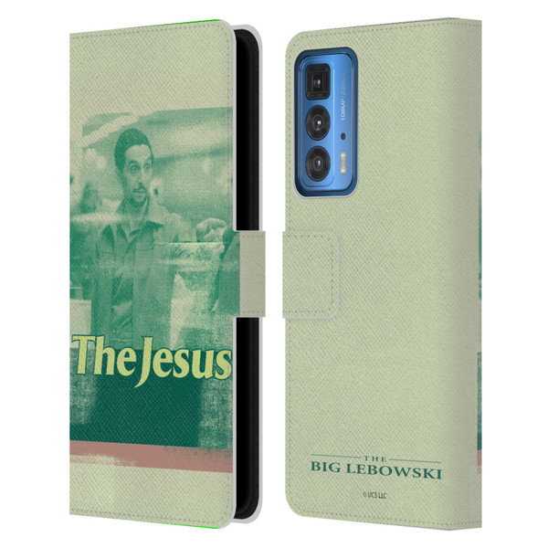 The Big Lebowski Graphics The Jesus Leather Book Wallet Case Cover For Motorola Edge (2022)