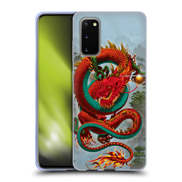 Vincent Hie Graphics Good Fortune Dragon Soft Gel Case for Samsung Galaxy S20 / S20 5G