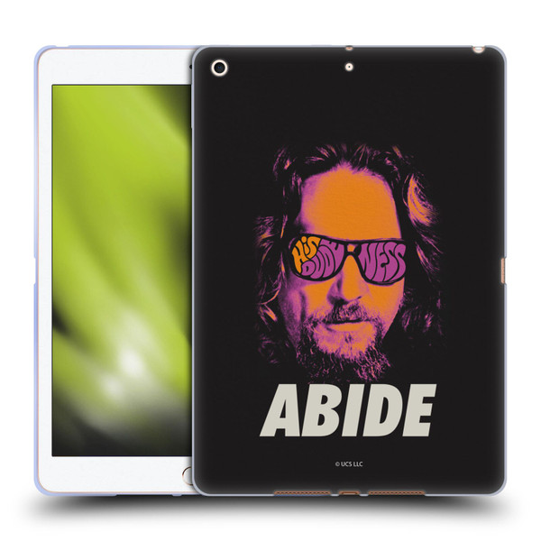 The Big Lebowski Graphics The Dude Neon Soft Gel Case for Apple iPad 10.2 2019/2020/2021
