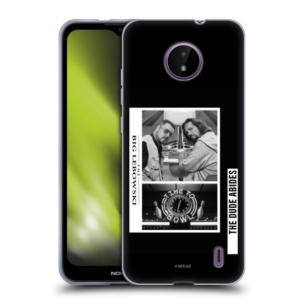 The Big Lebowski Graphics Black And White Soft Gel Case for Nokia C10 / C20