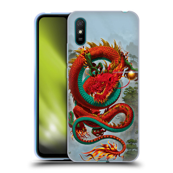 Vincent Hie Graphics Good Fortune Dragon Soft Gel Case for Xiaomi Redmi 9A / Redmi 9AT