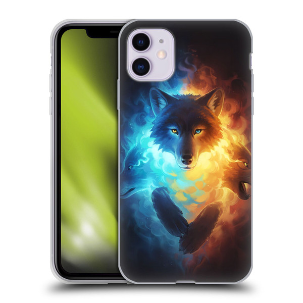 Jonas "JoJoesArt" Jödicke Fantasy Art Inner Fight Soft Gel Case for Apple iPhone 11