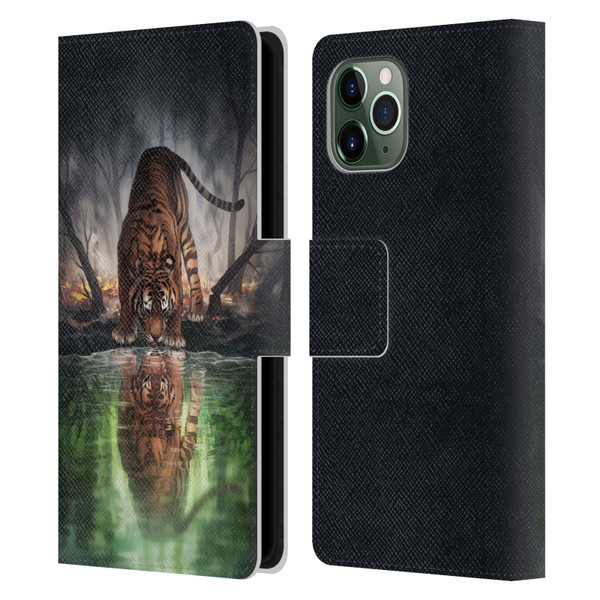 Jonas "JoJoesArt" Jödicke Fantasy Art The World I Used To Know Leather Book Wallet Case Cover For Apple iPhone 11 Pro