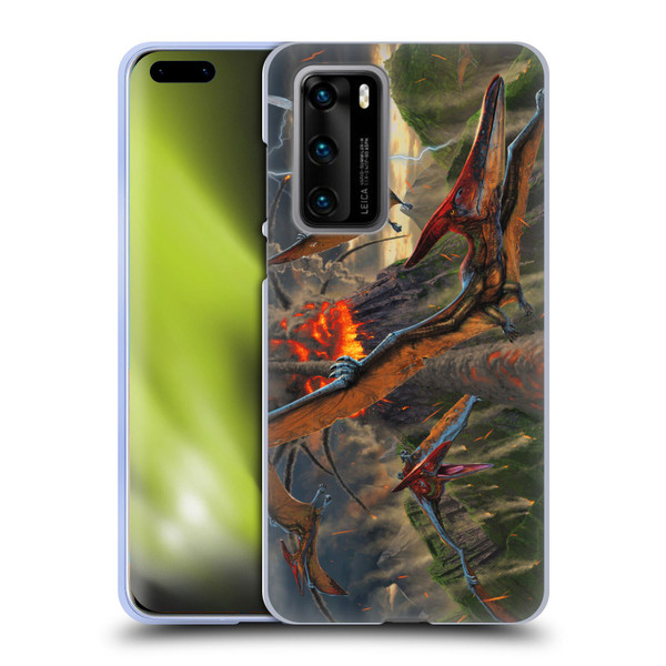 Vincent Hie Key Art Eruption Soft Gel Case for Huawei P40 5G