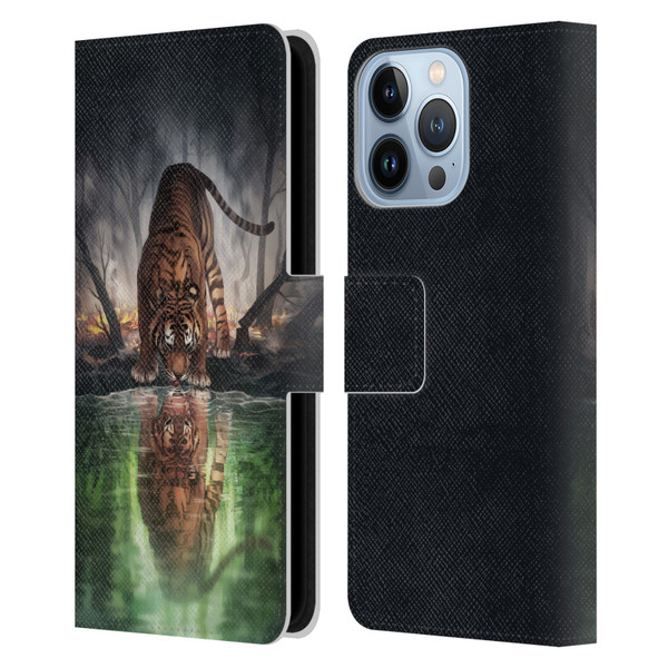 Jonas "JoJoesArt" Jödicke Fantasy Art The World I Used To Know Leather Book Wallet Case Cover For Apple iPhone 13 Pro