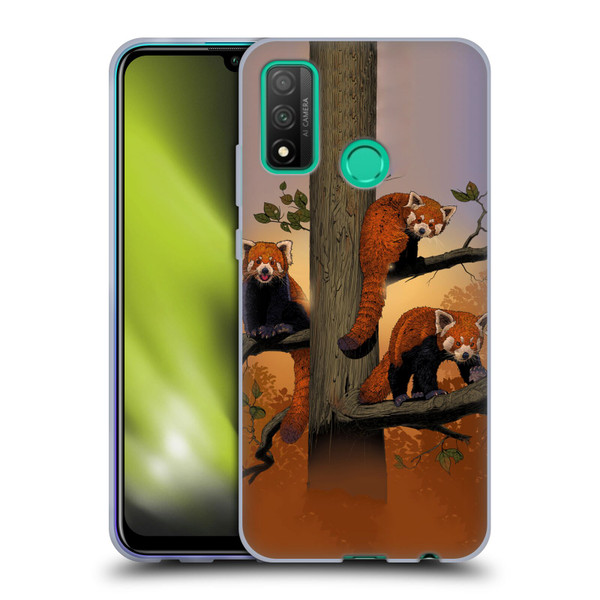 Vincent Hie Key Art Red Pandas Soft Gel Case for Huawei P Smart (2020)