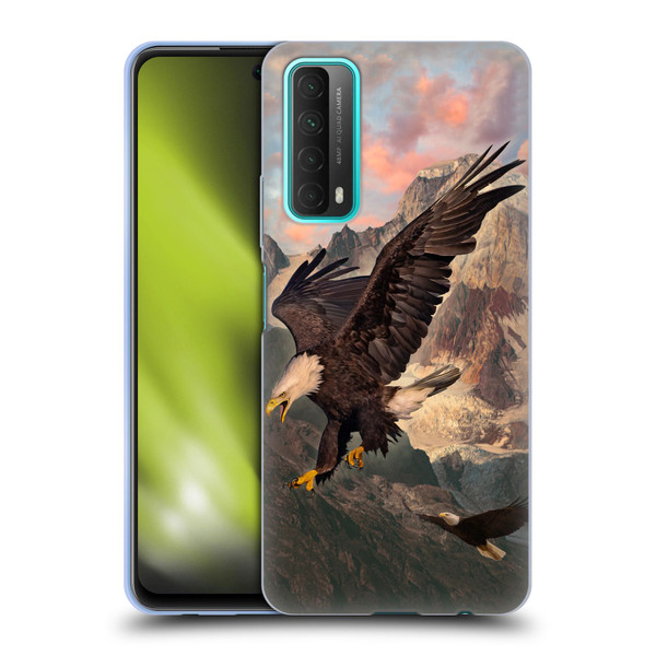 Vincent Hie Key Art Eagle Strike Soft Gel Case for Huawei P Smart (2021)