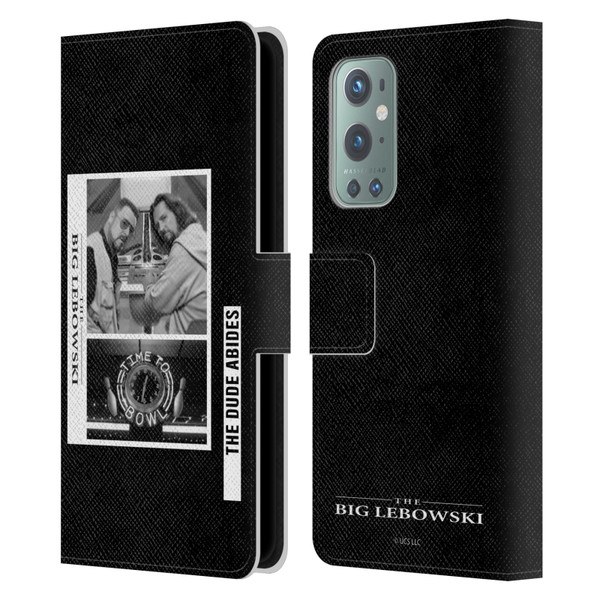 The Big Lebowski Graphics Black And White Leather Book Wallet Case Cover For OnePlus 9