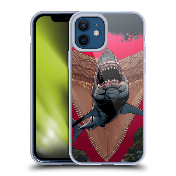 Vincent Hie Key Art Shark Soft Gel Case for Apple iPhone 12 / iPhone 12 Pro
