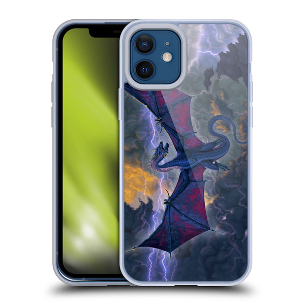 Vincent Hie Key Art Thunder Dragon Soft Gel Case for Apple iPhone 12 / iPhone 12 Pro