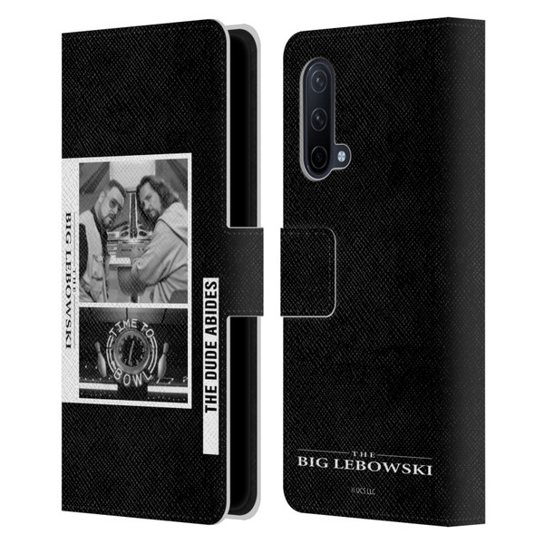 The Big Lebowski Graphics Black And White Leather Book Wallet Case Cover For OnePlus Nord CE 5G