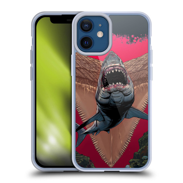 Vincent Hie Key Art Shark Soft Gel Case for Apple iPhone 12 Mini