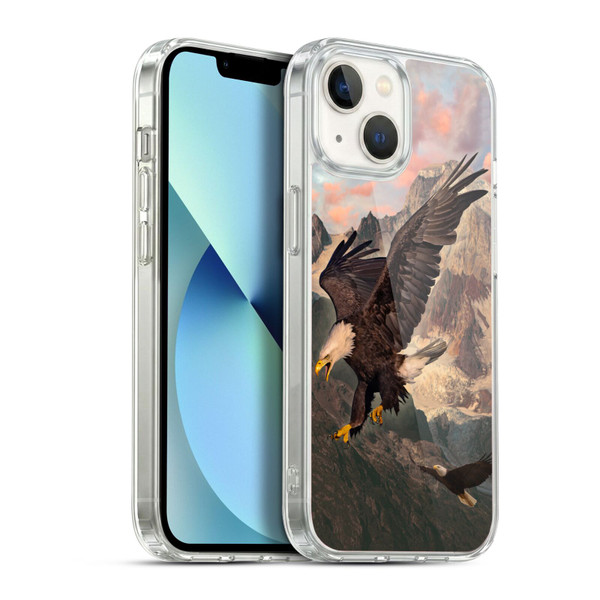 Vincent Hie Key Art Eagle Strike Soft Gel Case for Apple iPhone 13
