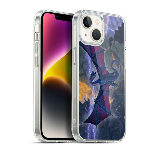 Vincent Hie Key Art Thunder Dragon Soft Gel Case for Apple iPhone 14