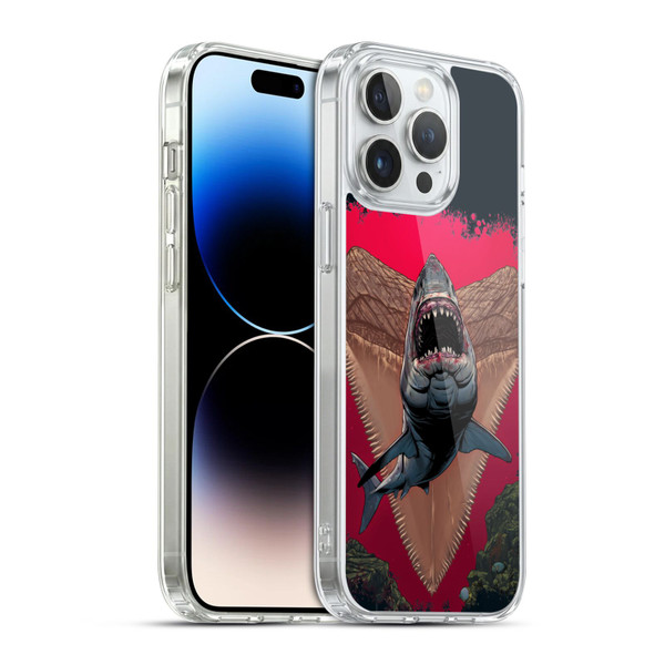 Vincent Hie Key Art Shark Soft Gel Case for Apple iPhone 14 Pro Max & MagSafe