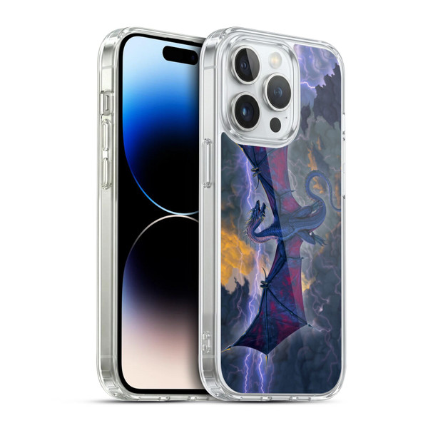 Vincent Hie Key Art Thunder Dragon Soft Gel Case for Apple iPhone 14 Pro & MagSafe