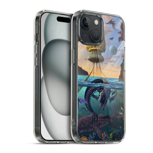 Vincent Hie Key Art Alien World Soft Gel Case for Apple iPhone 15 & MagSafe