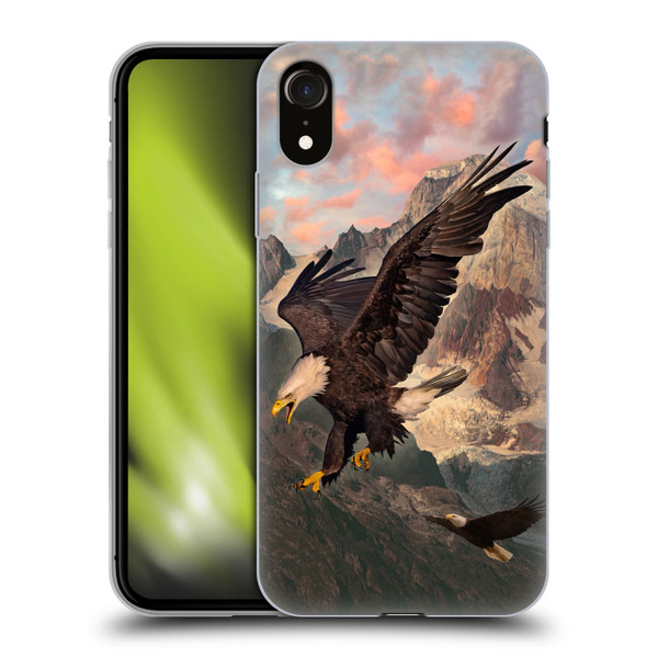 Vincent Hie Key Art Eagle Strike Soft Gel Case for Apple iPhone XR