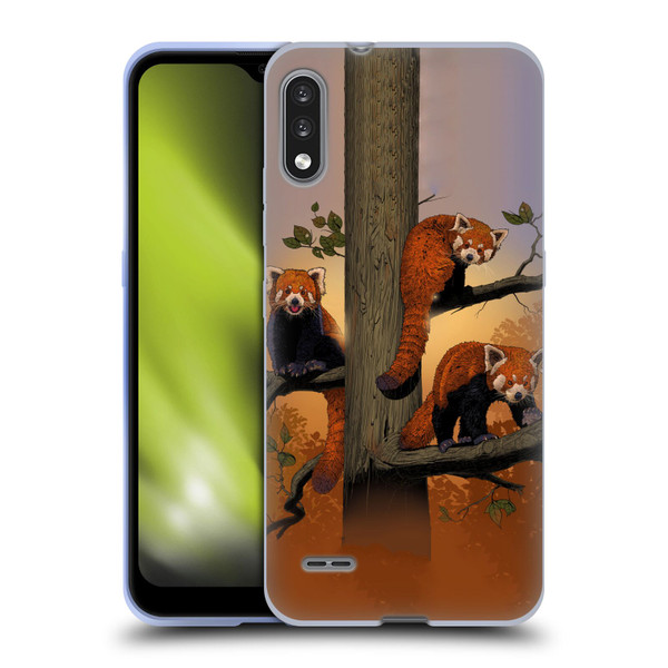 Vincent Hie Key Art Red Pandas Soft Gel Case for LG K22