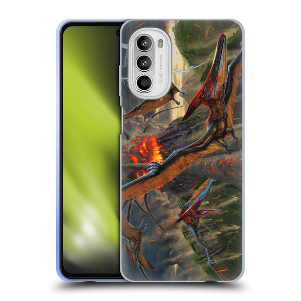 Vincent Hie Key Art Eruption Soft Gel Case for Motorola Moto G52