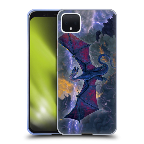 Vincent Hie Key Art Thunder Dragon Soft Gel Case for Google Pixel 4 XL