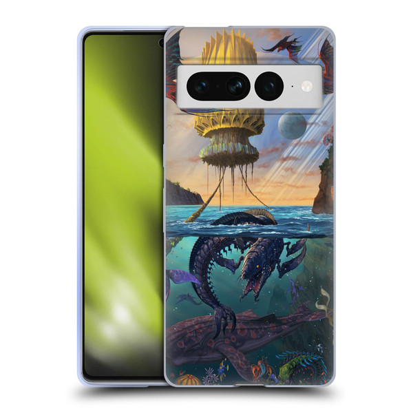 Vincent Hie Key Art Alien World Soft Gel Case for Google Pixel 7 Pro