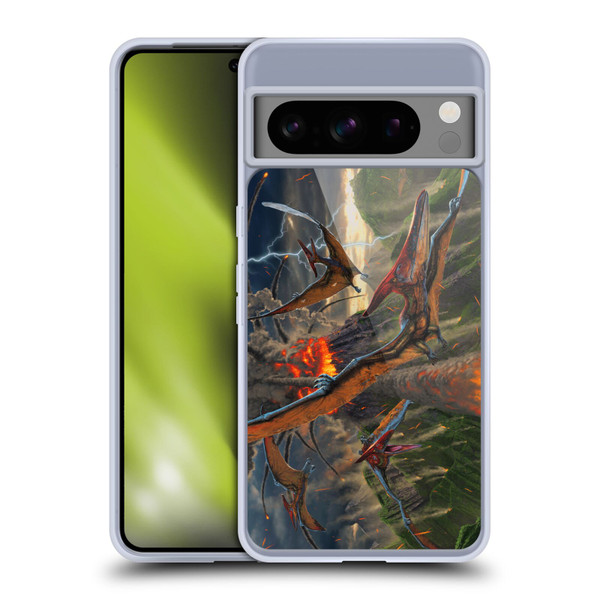 Vincent Hie Key Art Eruption Soft Gel Case for Google Pixel 8 Pro
