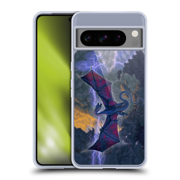 Vincent Hie Key Art Thunder Dragon Soft Gel Case for Google Pixel 8 Pro
