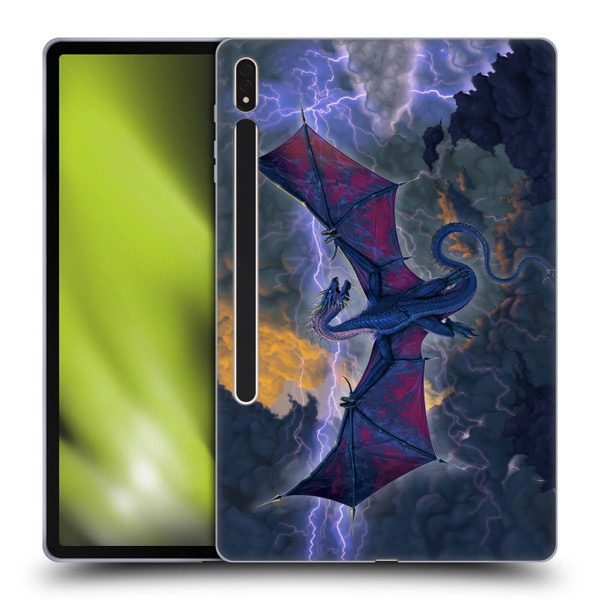 Vincent Hie Key Art Thunder Dragon Soft Gel Case for Samsung Galaxy Tab S8 Plus