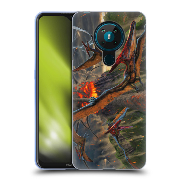 Vincent Hie Key Art Eruption Soft Gel Case for Nokia 5.3
