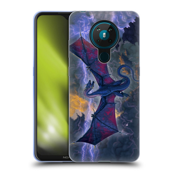 Vincent Hie Key Art Thunder Dragon Soft Gel Case for Nokia 5.3