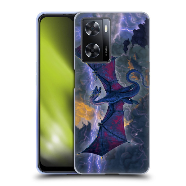 Vincent Hie Key Art Thunder Dragon Soft Gel Case for OPPO A57s