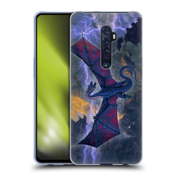 Vincent Hie Key Art Thunder Dragon Soft Gel Case for OPPO Reno 2
