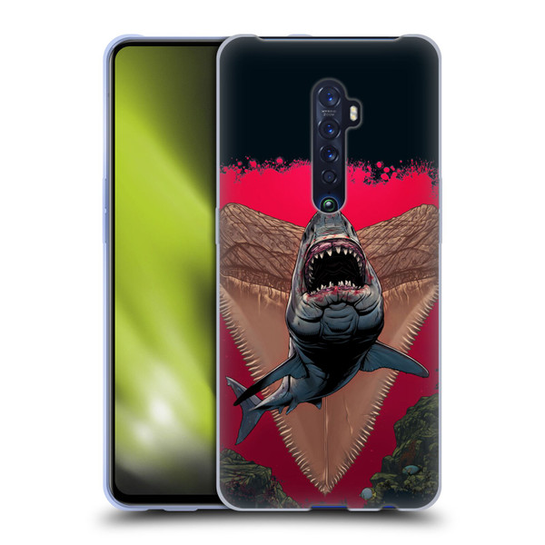 Vincent Hie Key Art Shark Soft Gel Case for OPPO Reno 2