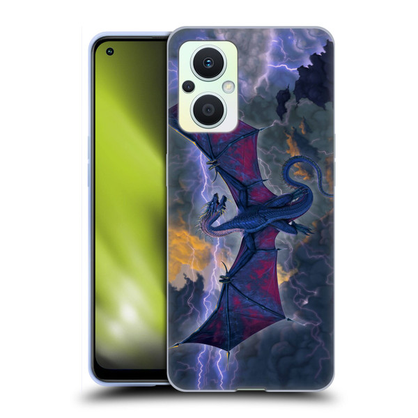 Vincent Hie Key Art Thunder Dragon Soft Gel Case for OPPO Reno8 Lite