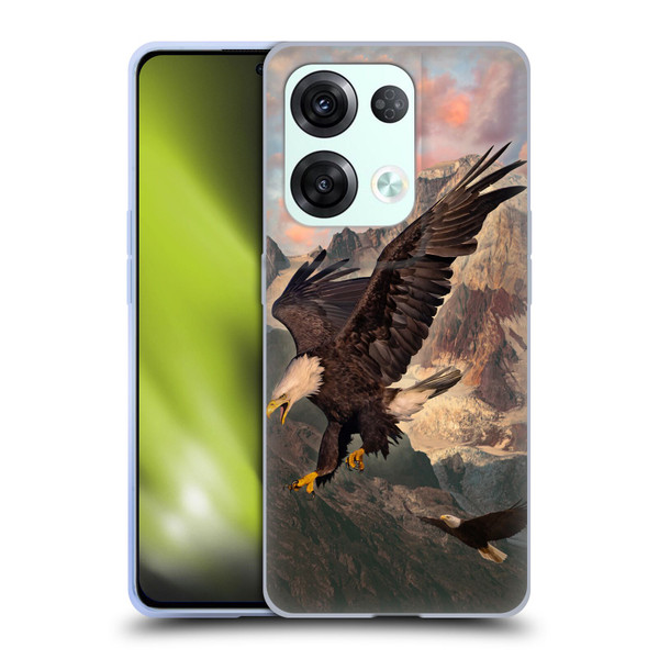 Vincent Hie Key Art Eagle Strike Soft Gel Case for OPPO Reno8 Pro