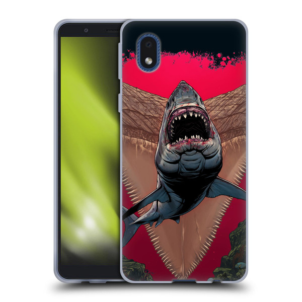 Vincent Hie Key Art Shark Soft Gel Case for Samsung Galaxy A01 Core (2020)